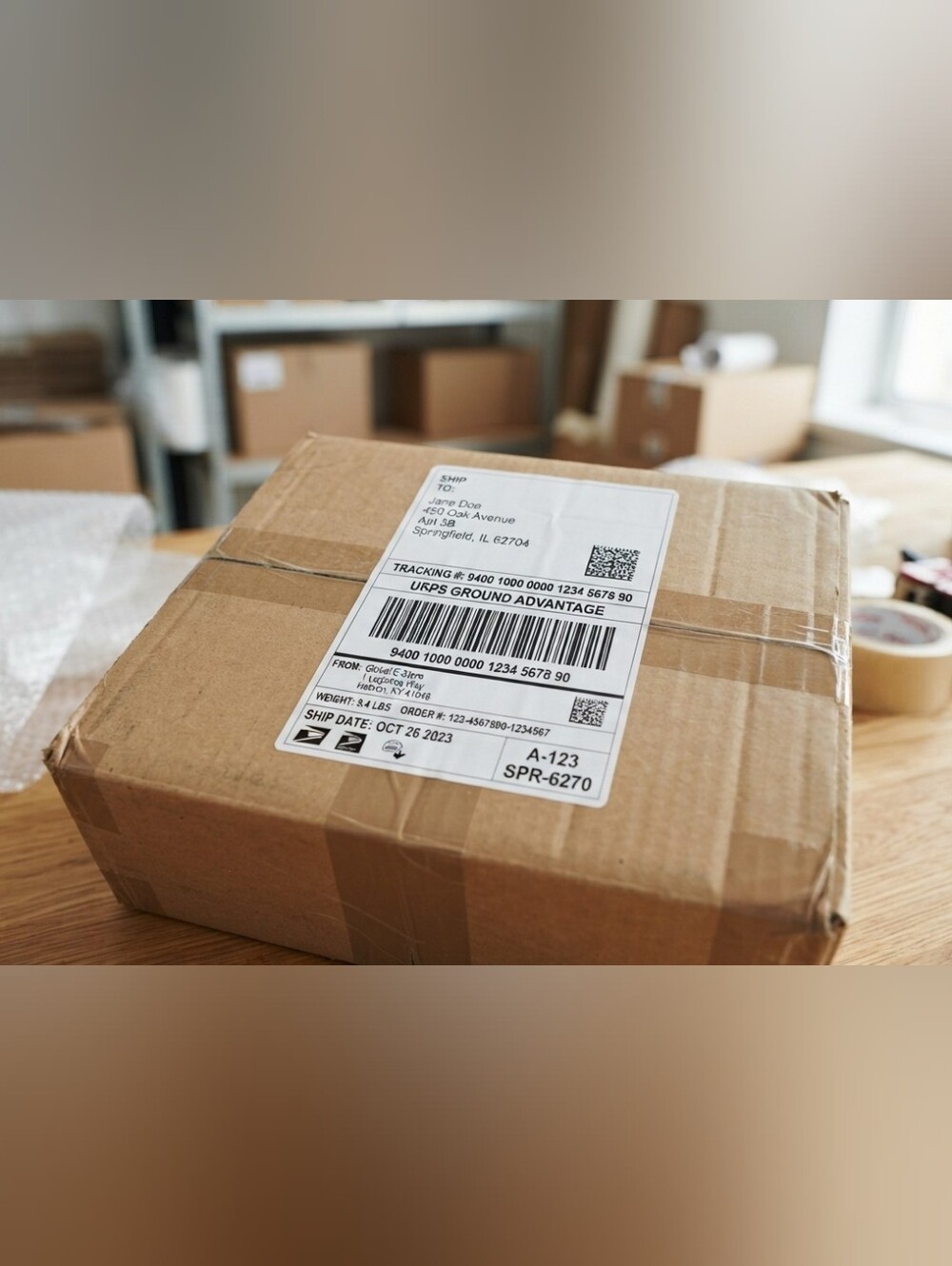 Shipping Label